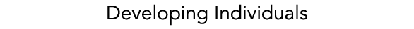 Developing Individuals